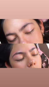 Eyebrow Tattoo result by The Wright Browz LLC in Houston, TX