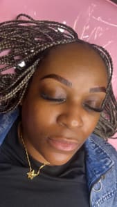 Eyebrow Tattoo result by The Wright Browz LLC in Houston, TX