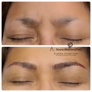 Eyebrow Tattoo result by TheaBeauty.Microblading in Woodland Hills, CA