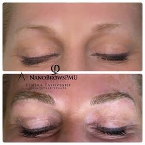 Eyebrow Tattoo result by TheaBeauty.Microblading in Woodland Hills, CA