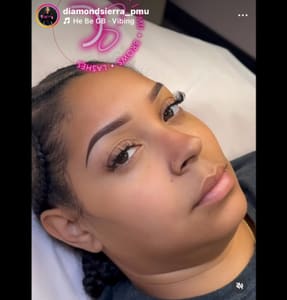 Eyebrow Tattoo result by TheDiamondSierra, BROWS in Perrysburg, OH