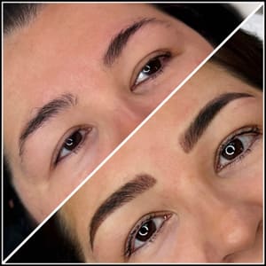 Eyebrow Tattoo result by Think Beauty in Lodi, CA