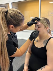 Eyebrow Tattoo result by Think Beauty in Lodi, CA