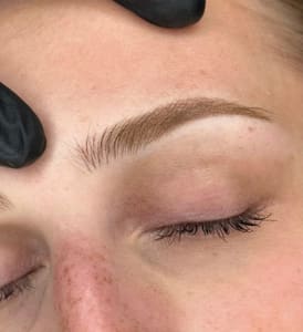 Eyebrow Tattoo result by Third Eye Brow Studio in Atlanta, GA
