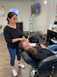 Eyebrow Tattoo result by Threading & Beauty Lounge in Glen Cove, NY