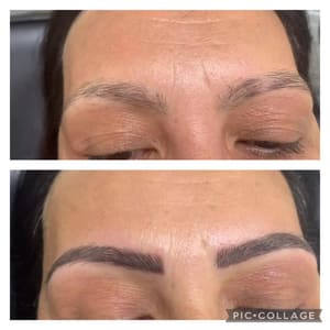 Eyebrow Tattoo result by Threading by Mina in Diamond Bar, CA