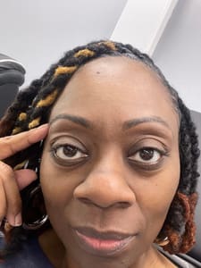 Eyebrow Tattoo result by Threading Salon | Ai Beauty Medspa in Douglasville, GA