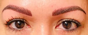 Eyebrow Tattoo result by Threading & Spa by Harman in San Antonio, TX