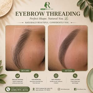 Eyebrow Tattoo result by Threading & Spa by Rima in San Antonio, TX