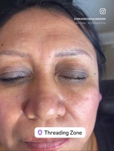 Eyebrow Tattoo result by Threading Zone in Addison, IL