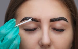 Eyebrow Tattoo result by Threading Zone in Bloomingdale, IL