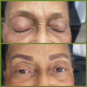 Eyebrow Tattoo result by Threadmandu Eyebrow Salon in Holly Springs, NC