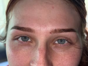 Eyebrow Tattoo result by Threadolysis Threading & Esthetics Salon in Las Vegas, NV