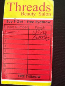 Eyebrow Tattoo result by Threads Beauty Salon Woodbridge in Woodbridge, VA