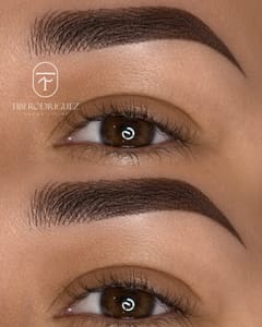 Eyebrow Tattoo result by Tibi Rodríguez Master in Tracy, CA