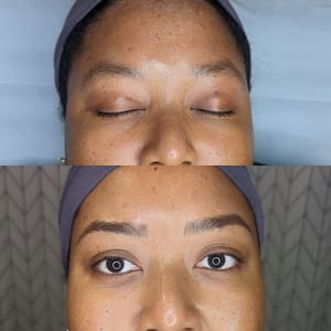 Eyebrow Tattoo result by Tiger Lily Collective in West Allis, WI