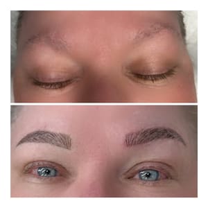 Eyebrow Tattoo result by Timeless Beauty by Nicole in Rancho Cucamonga, CA
