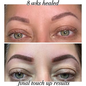 Eyebrow Tattoo result by Timeless Beauty by Nicole in Rancho Cucamonga, CA