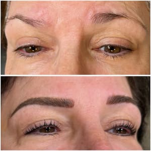 Eyebrow Tattoo result by Timeless Beauty by Norma in Wellington, FL