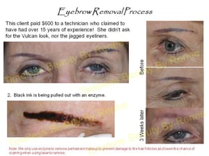 Eyebrow Tattoo result by Timeless Beauty By Renee in Plano, TX