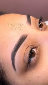 Eyebrow Tattoo result by Timeless Beauty By V in Palmyra, NJ