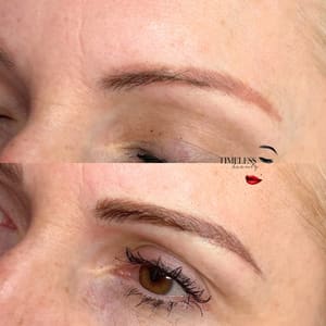 Eyebrow Tattoo result by Timeless Beauty Raritan in Raritan, NJ