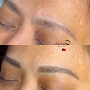 Eyebrow Tattoo result by Timeless Beauty Raritan in Raritan, NJ
