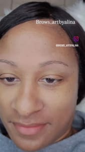 Eyebrow Tattoo result by Timeless brows and polish in Marietta, GA