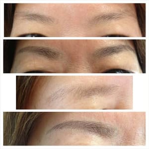 Eyebrow Tattoo result by Tin Oh Semi-Permanent Makeup in Flushing, NY