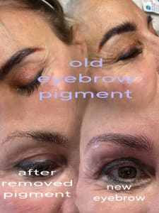 Eyebrow Tattoo result by Tina Perma Beauty Spa in Old Saybrook, CT