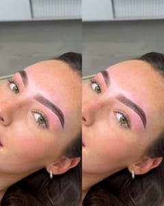 Eyebrow Tattoo result by Tina V Aesthetics (Brows & Lashes) in Atlanta, GA