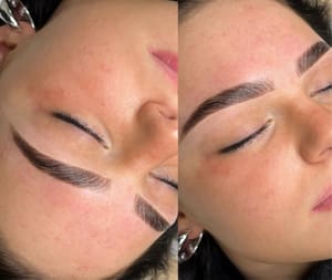 Eyebrow Tattoo result by Tina V Aesthetics (Brows & Lashes) in Atlanta, GA