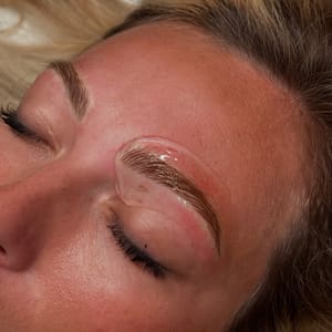 Eyebrow Tattoo result by Tinsley May Aesthetics in Cleburne, TX