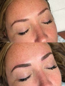 Eyebrow Tattoo result by Tinsley May Aesthetics in Cleburne, TX
