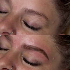 Eyebrow Tattoo result by Tinsley May Aesthetics in Cleburne, TX