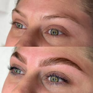 Eyebrow Tattoo result by Tinsley May Aesthetics in Cleburne, TX