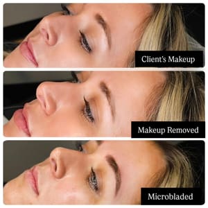 Eyebrow Tattoo result by Tinted Aesthetics in Troy, OH