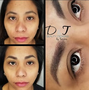 Eyebrow Tattoo result by TLC Beauty Designs in Vacaville, CA