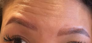 Eyebrow Tattoo result by TLe Beauty Studio & Academy in Cypress, TX