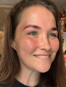 Eyebrow Tattoo result by TM Studios in Pittsburg, TX