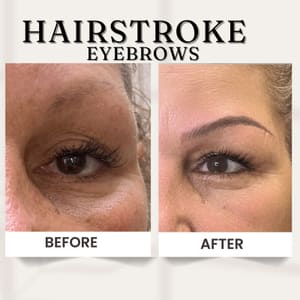 Eyebrow Tattoo result by TN Beauty in Venice, FL