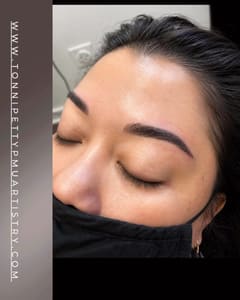 Eyebrow Tattoo result by Tonni Petty PMU Artistry in Olympia, WA