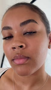 Eyebrow Tattoo result by Top Lash Studio in Waterloo, IA