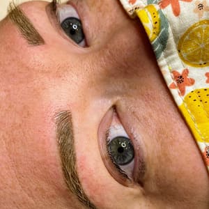 Eyebrow Tattoo result by Top Shelf Wellness and Beauty in Menomonee Falls, WI