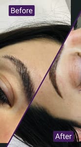 Eyebrow Tattoo result by Total Facial Artistry in Chantilly, VA