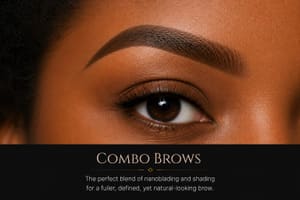 Eyebrow Tattoo result by TOUCHÉ Lash. Brows Atelier in Oklahoma City, OK