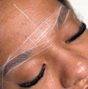 Eyebrow Tattoo result by TOUCHÉ Lash. Brows Atelier in Oklahoma City, OK