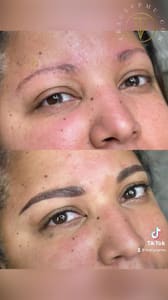 Eyebrow Tattoo result by TRACY V - Permanent Makeup Studio & Academy in Plano, TX