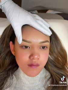 Eyebrow Tattoo result by Tran Beauty Studio in Kansas City, MO