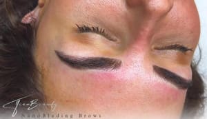 Eyebrow Tattoo result by Tran Beauty Studio in Kansas City, MO